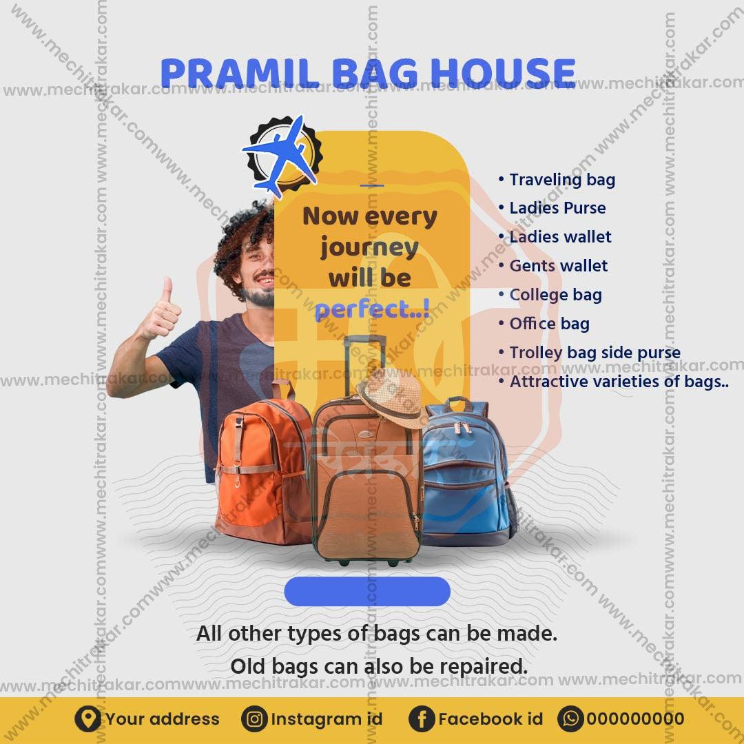 Multilingual Bag Ad Template by Me Chitrakar - PSD Format