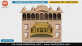 Khatu Shyam Baba Golden Temple Editable PSD Backdrop Template