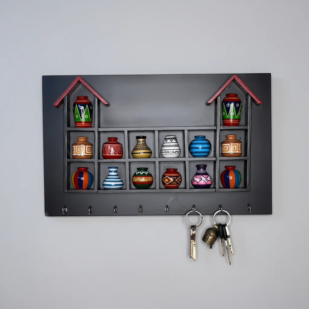 Handcrafted Pot Key Holder