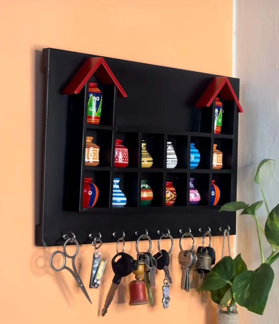 Handcrafted Pot Key Holder