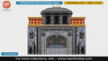 Raje Shahaji Maharaj Mahadwar Maratha Fort Editable PSD Backdrop Template