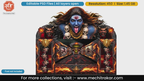 Kali Mata Fierce Goddess Editable PSD Pandal Decoration Template