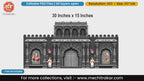 Royal Rajmata Jijau and Chhatrapati Shivaji Maharaj Wada Architecture Banner PSD Template