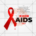 Beautiful World AIDS Day Event Poster in Marathi, Hindi, and English - High-Quality Editable PSD and JPG by Me Chitrakar