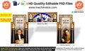 Dr. Babasaheb Ambedkar Jayanti Entry Arch Design | High-Quality Editable PSD File | Me Chitrakar | BAJBEK0325-6