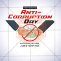 Creative International Anti-Corruption Day Marathi  editable Poster in Marathi, Hindi, and English - Editable PSD and JPG by Me Chitrakar