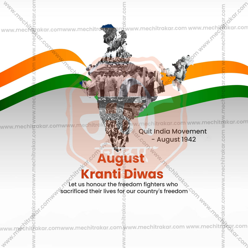 Load image into Gallery viewer, Kranti Din PSD celebration design
