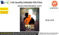 Birthday Wish Banner Marathi | Premium Editable PSD File - Mechitrakar | BWFB0425-10
