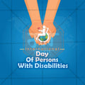 Elegant International Day of Persons with Disabilities Flyer Design in Marathi, Hindi, and English - High-Quality PSD and JPG by Me Chitrakar
