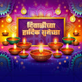 Diwali Social Media Template | Marathi PSD | Me Chitrakar 1024-12