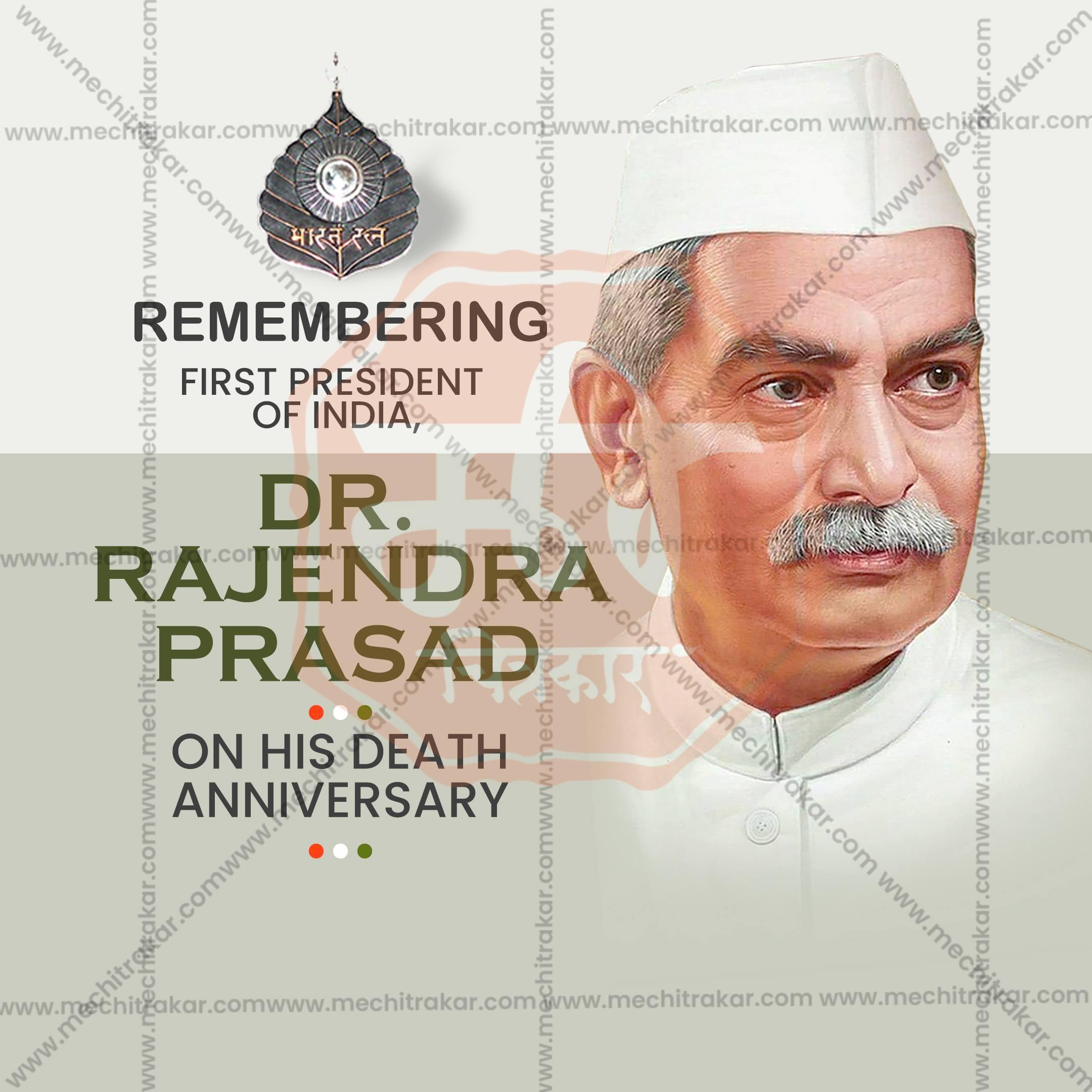 Dr. Rajendra Prasad Punyatithi Social Media Templates | 10 PSD Bundle No.1 (English) | Me Chitrakar-0225