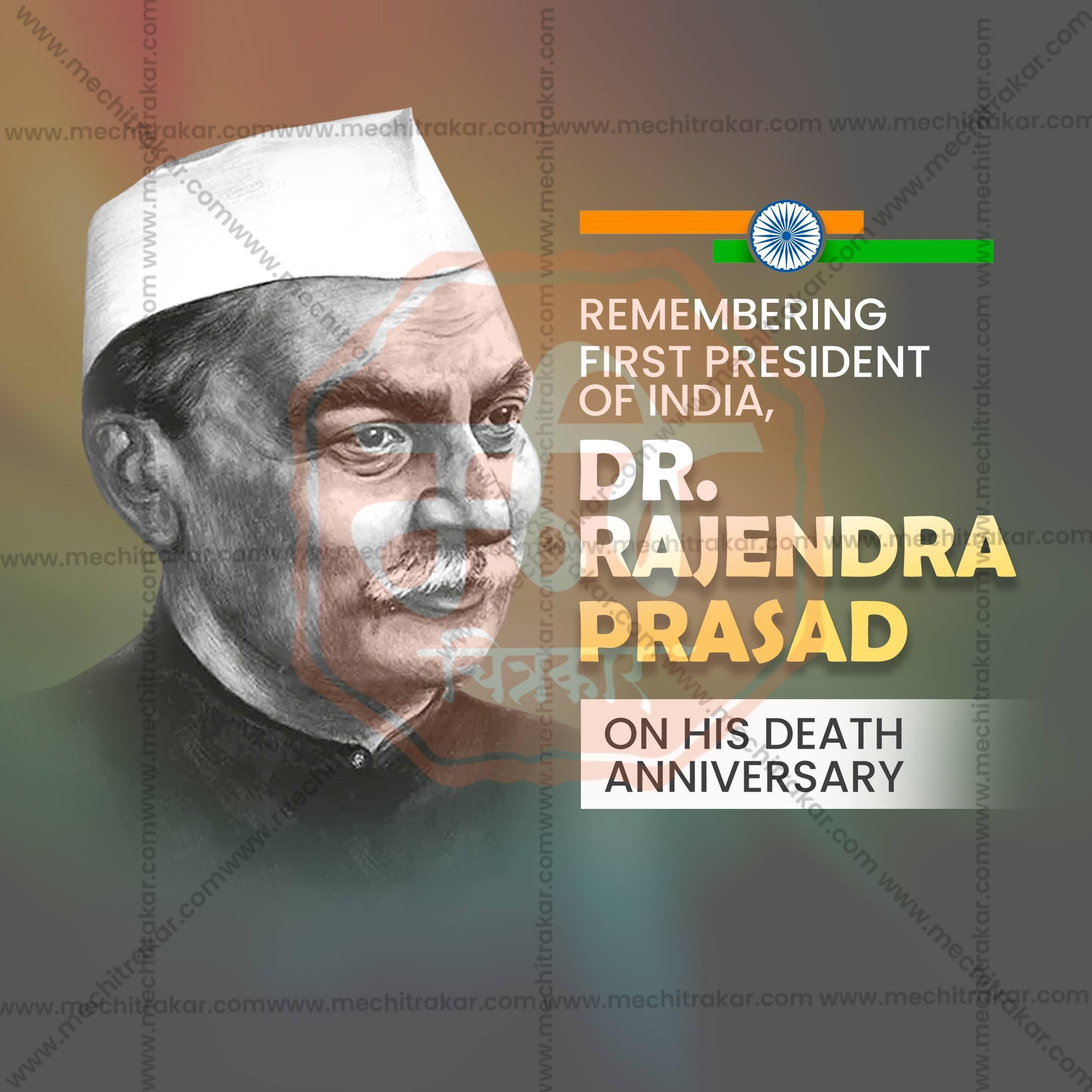 Dr. Rajendra Prasad Punyatithi Social Media Templates | 10 PSD Bundle No.1 (English) | Me Chitrakar-0225