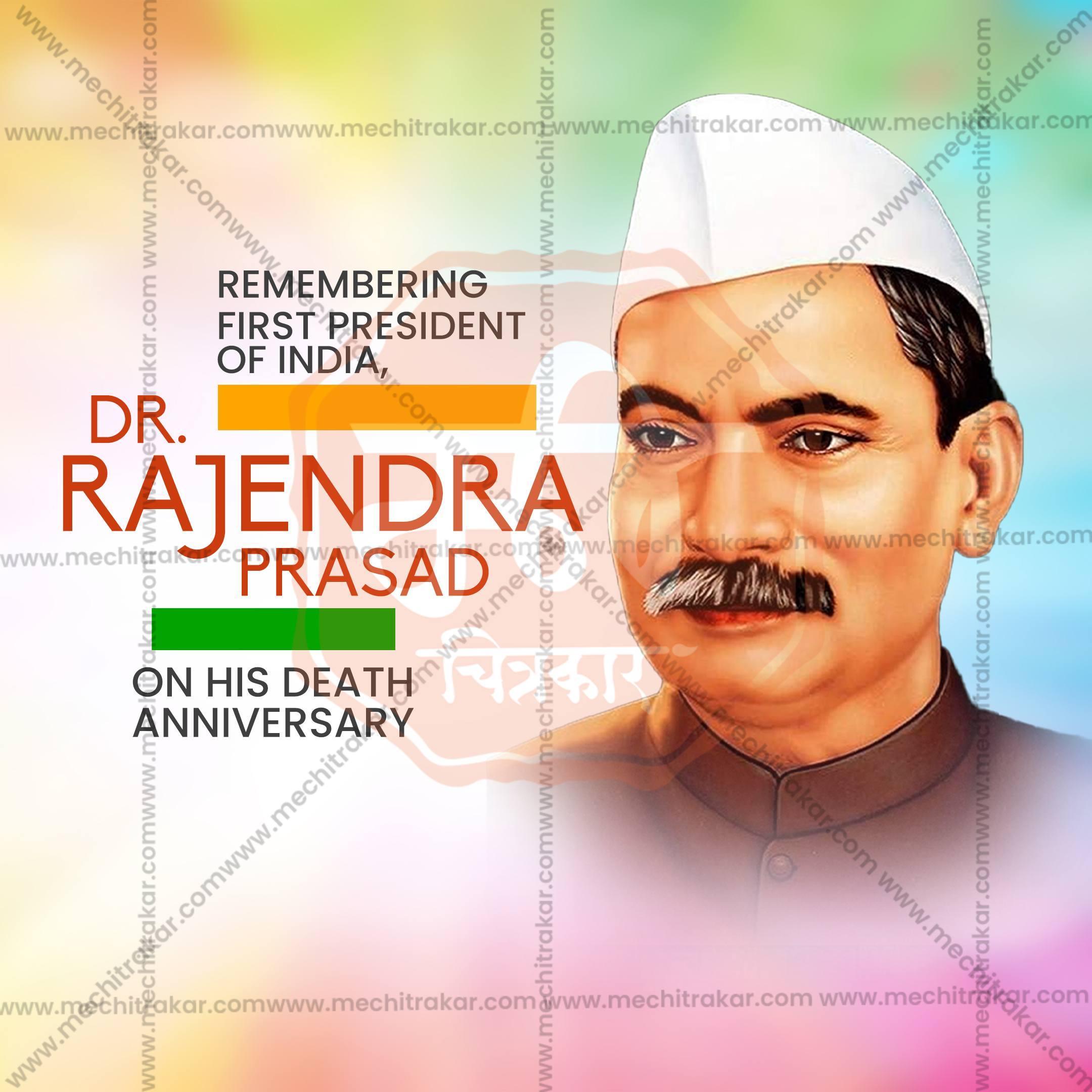 Dr. Rajendra Prasad Punyatithi Social Media Templates | 10 PSD Bundle No.1 (English) | Me Chitrakar-0225