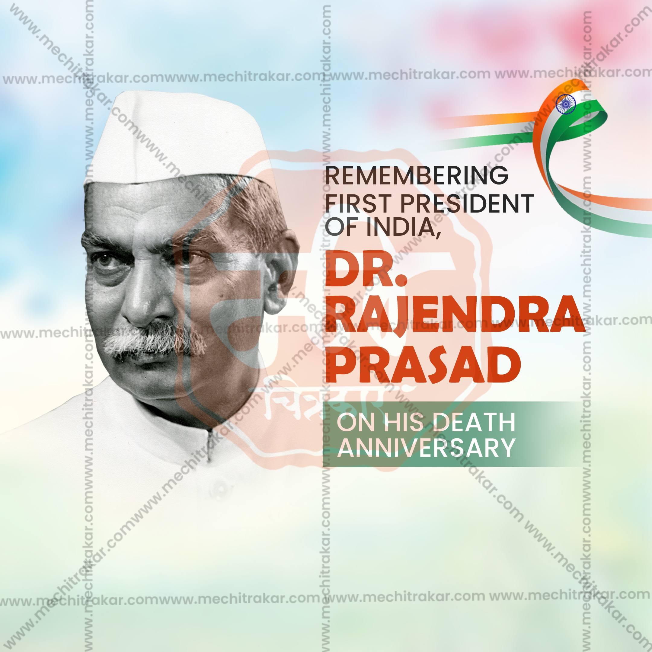 Dr. Rajendra Prasad Punyatithi Social Media Templates | 10 PSD Bundle No.1 (English) | Me Chitrakar-0225