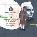 Dr. Rajendra Prasad Punyatithi Social Media Template | English PSD | Me Chitrakar 0225-7