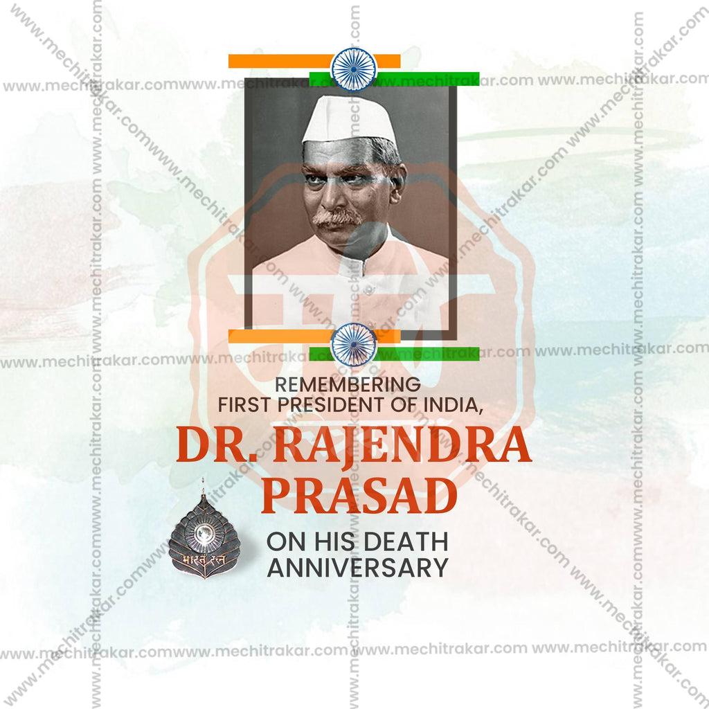 Dr. Rajendra Prasad Punyatithi Social Media Templates | 10 PSD Bundle No.1 (English) | Me Chitrakar-0225