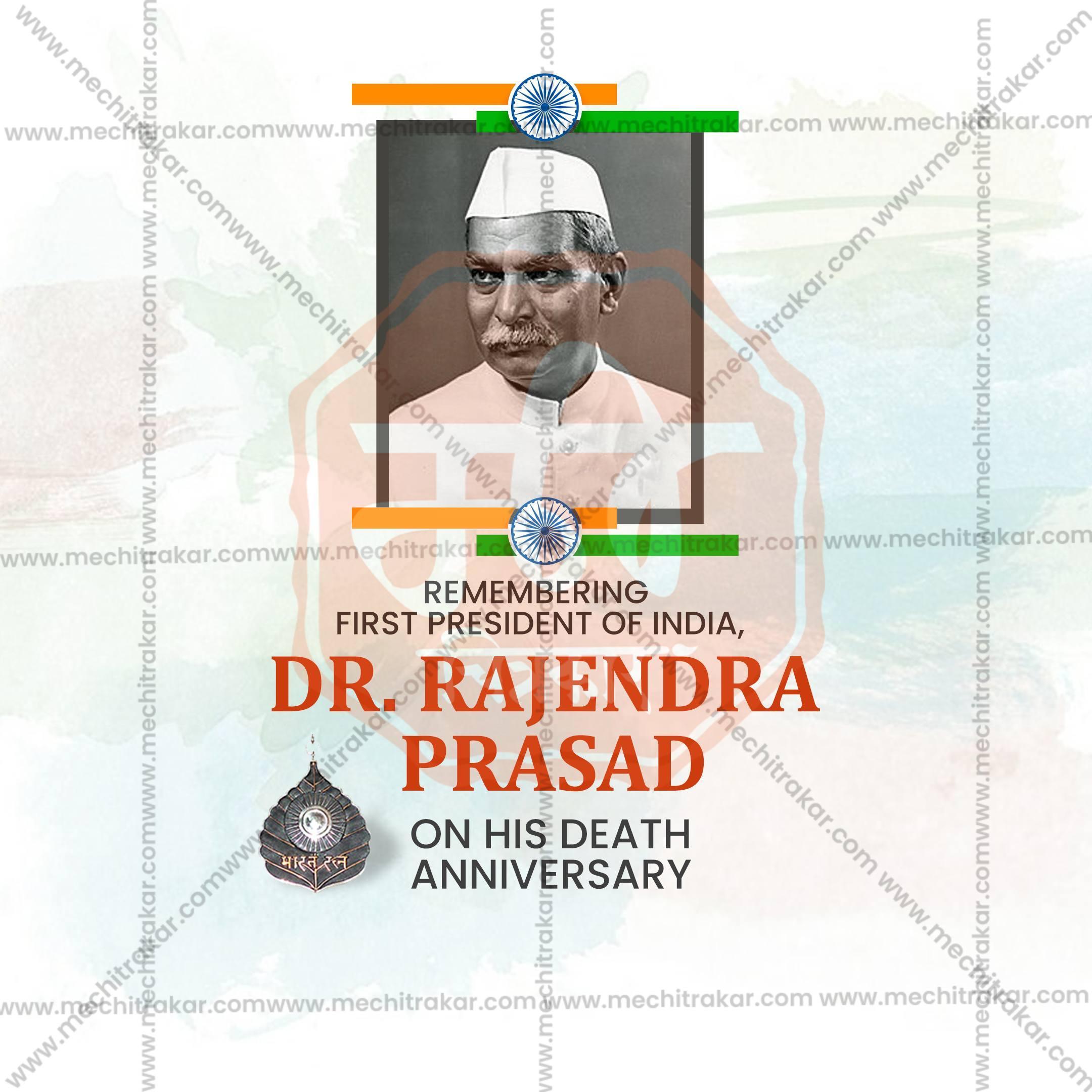 Dr. Rajendra Prasad Punyatithi Social Media Templates | 10 PSD Bundle No.1 (English) | Me Chitrakar-0225