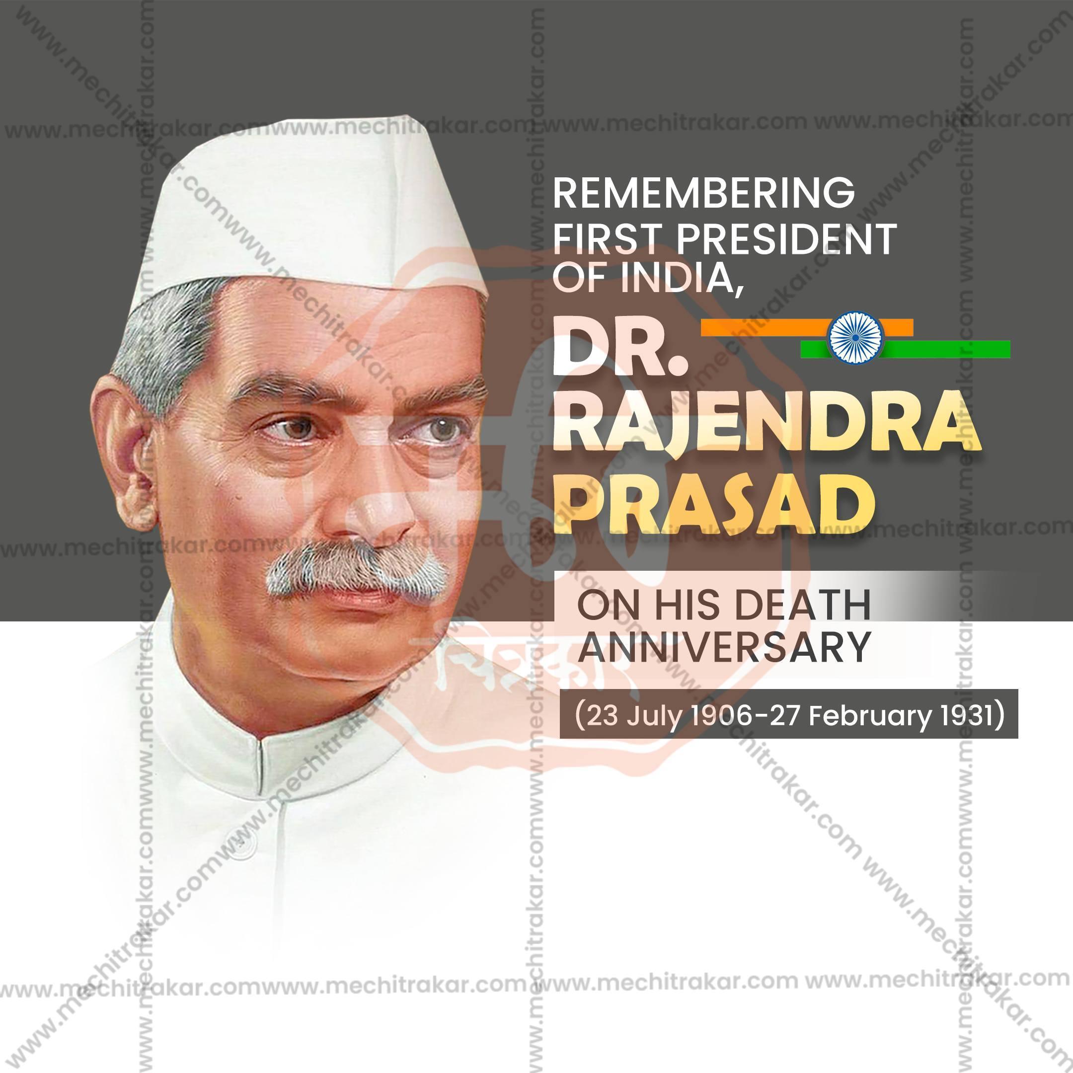 Dr. Rajendra Prasad Punyatithi Social Media Templates | 10 PSD Bundle No.1 (English) | Me Chitrakar-0225
