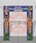 Best Quality Navratri Welcome Arch Kamaan Designs - Fully Editable PSD Files by Mechitrakar | MWK0824-21