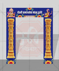 Navratri Welcome Arch Kamaan Designs - Fully Editable PSD Files by Mechitrakar | MWK0824-22