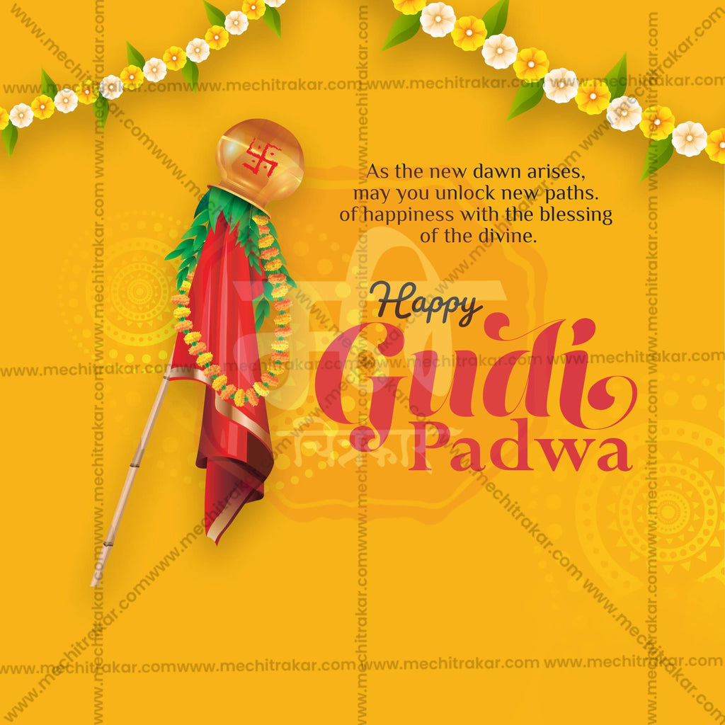 Gudi Padwa Social Media Templates | 10 PSD Bundle No.1 (English) | Me Chitrakar-0325