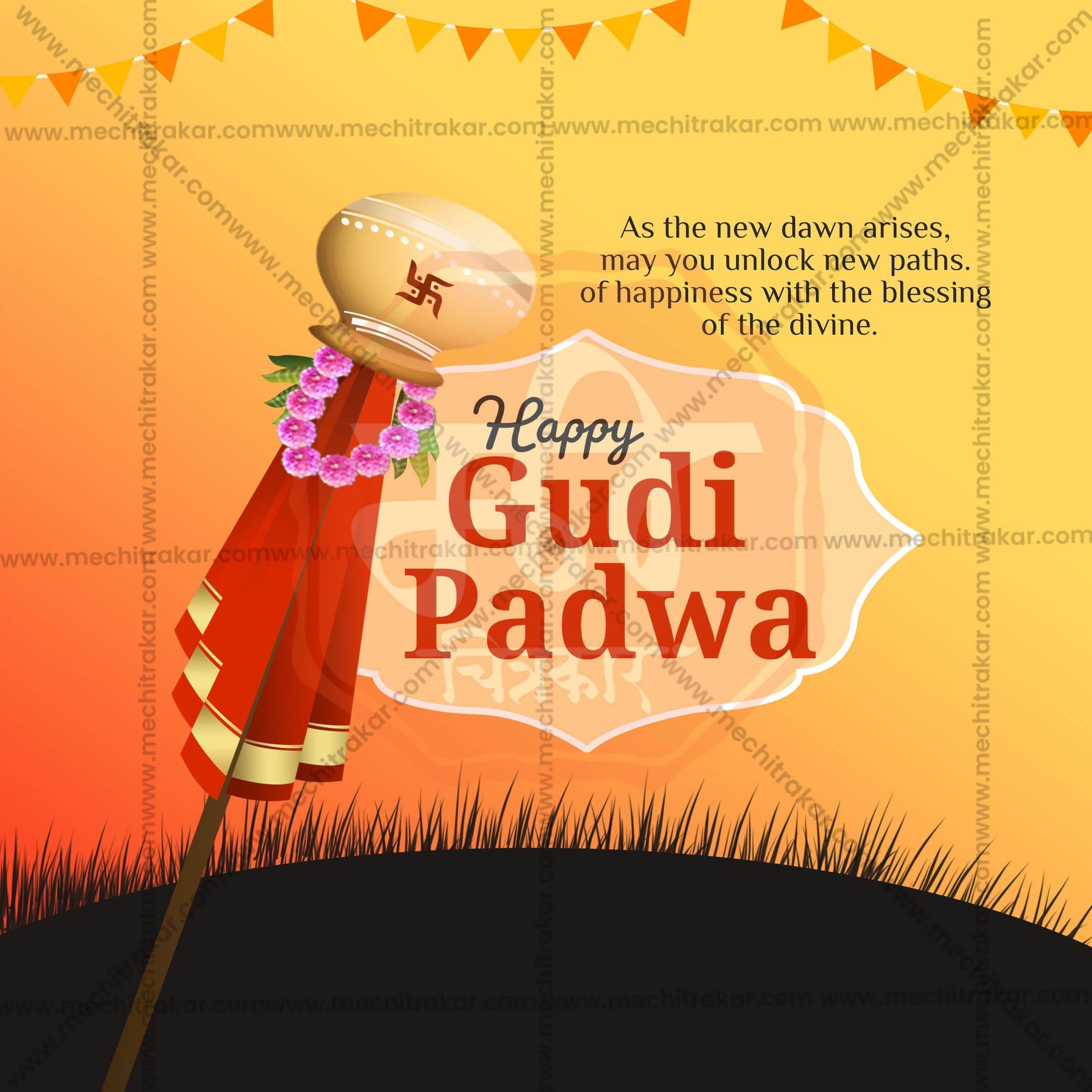 Gudi Padwa Social Media Templates | 10 PSD Bundle No.1 (English) | Me Chitrakar-0325