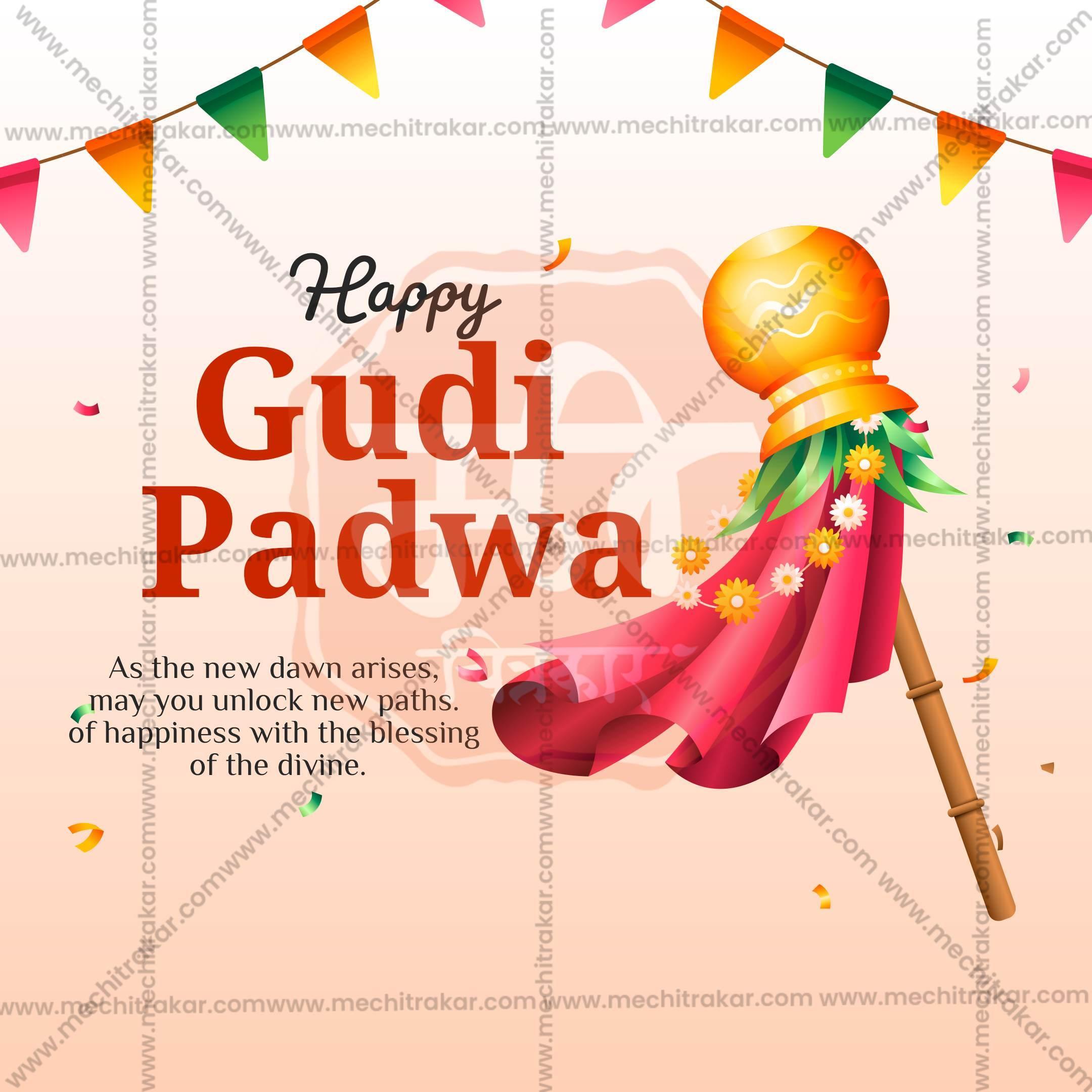 Gudi Padwa Social Media Templates | 10 PSD Bundle No.1 (English) | Me Chitrakar-0325