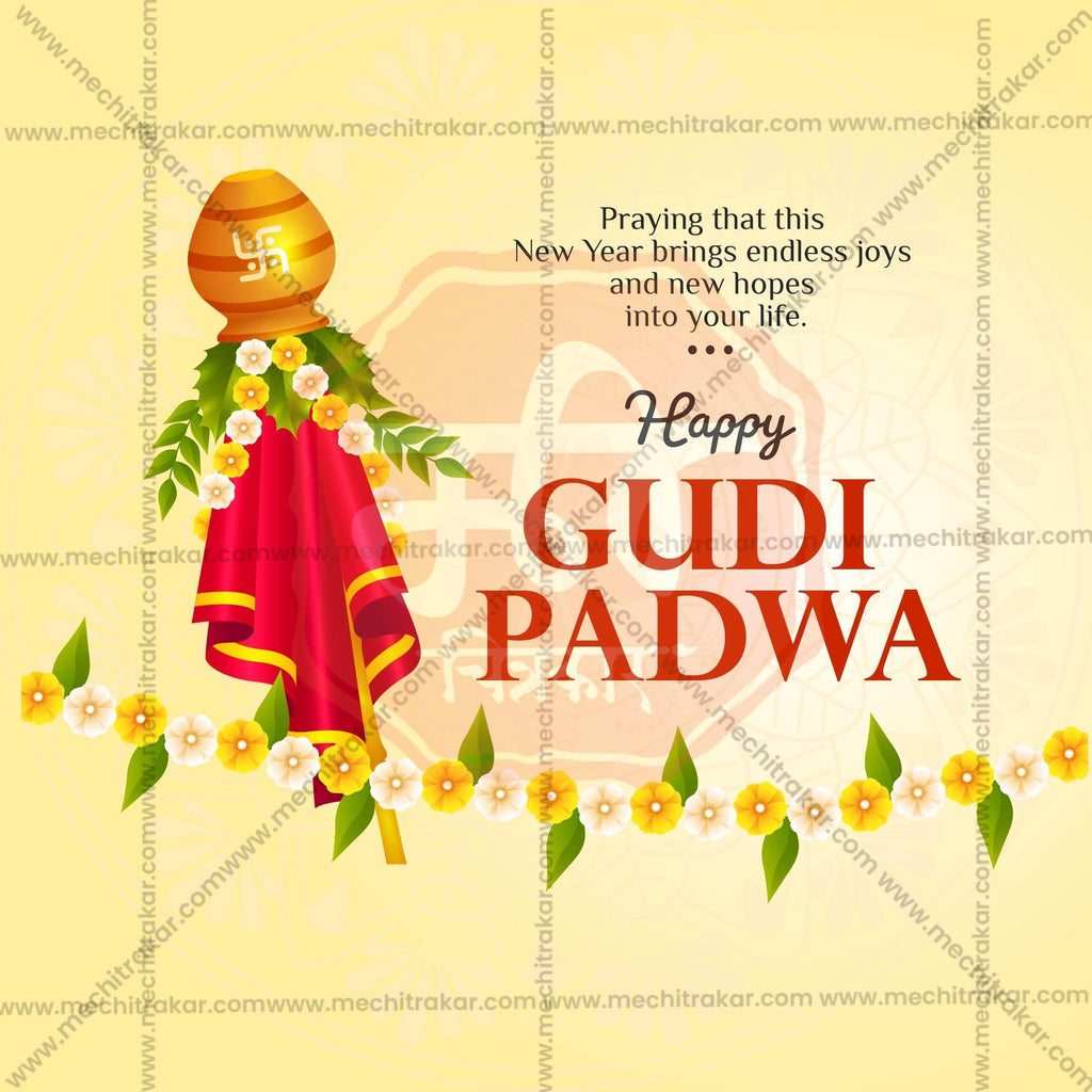 Gudi Padwa Social Media Templates | 10 PSD Bundle No.1 (English) | Me Chitrakar-0325