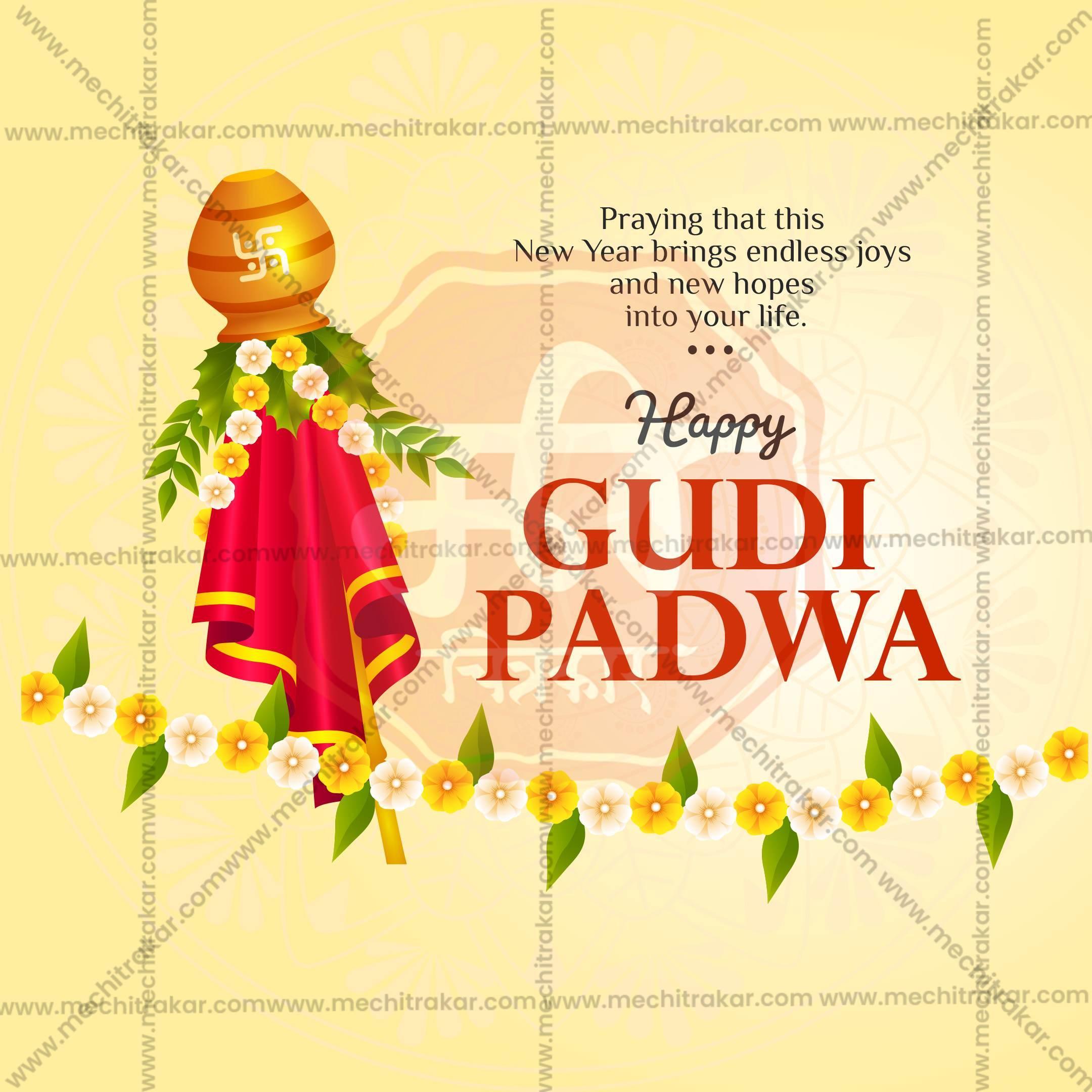 Gudi Padwa Social Media Templates | 10 PSD Bundle No.1 (English) | Me Chitrakar-0325