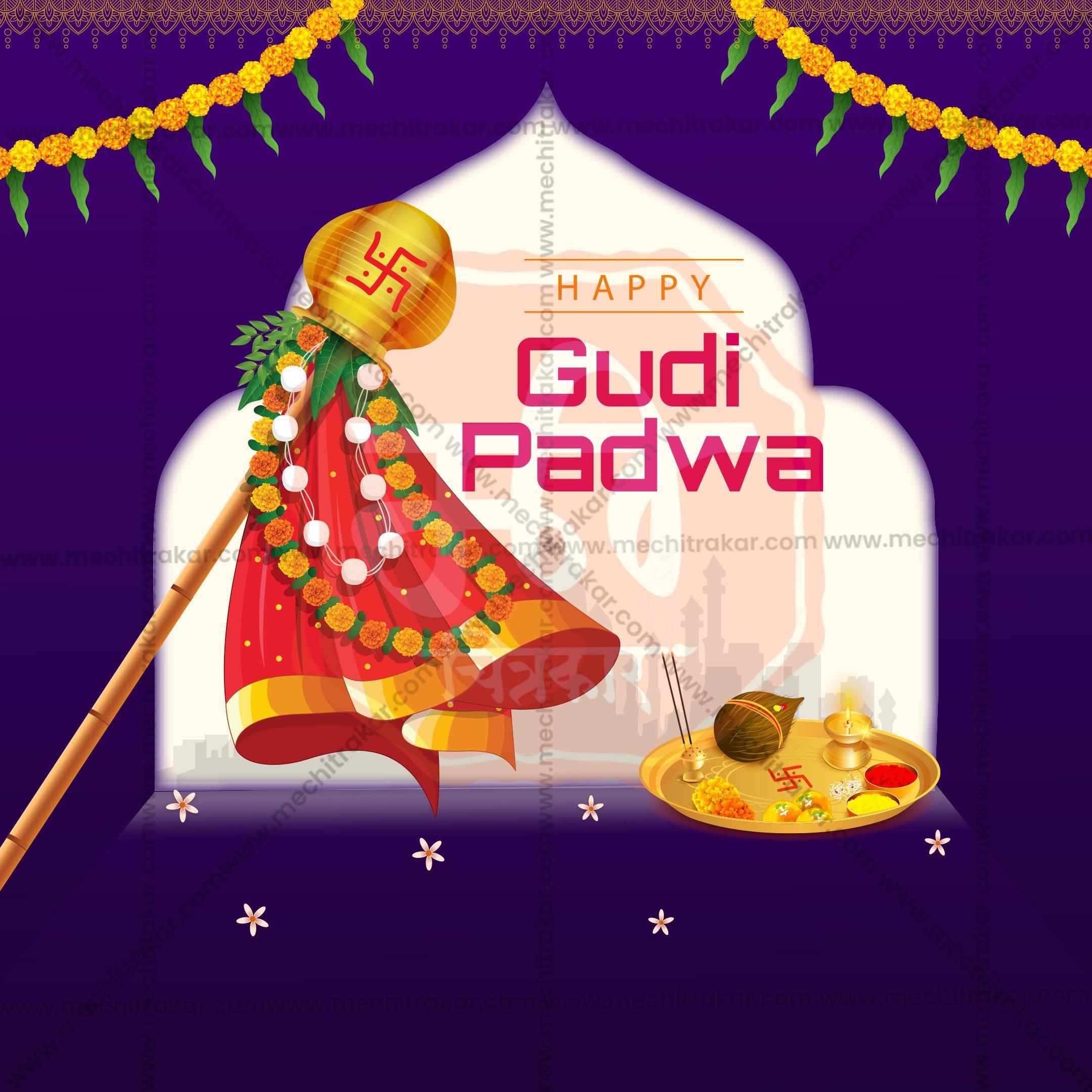 Gudi Padwa Social Media Templates | 10 PSD Bundle No.1 (English) | Me Chitrakar-0325