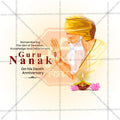 Premium Guru Nanak Punyatithi Festival Invitation in Marathi, Hindi, and English - Editable PSD  by Me Chitrakar