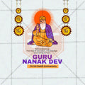 High-Quality Guru Nanak Punyatithi Festival Flyer in Marathi, Hindi, and English - Editable PSD  by Me Chitrakar