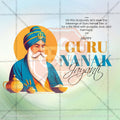 Guru Nanak Jayanti Social Media Template | English PSD | Me Chitrakar 1024-10