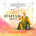 Guru Nanak Jayanti Social Media Template | English PSD | Me Chitrakar 1024-5