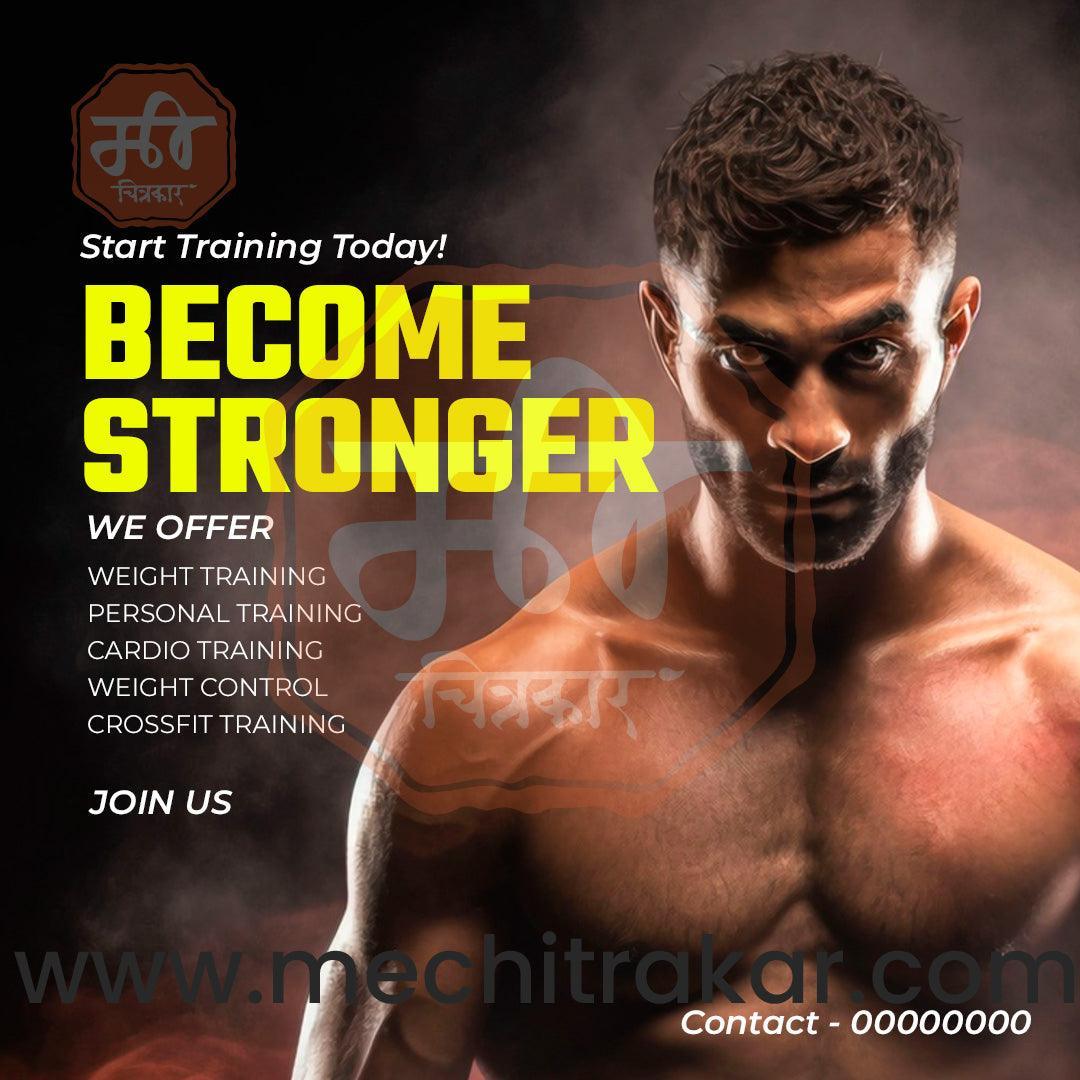 GYM Business Marketing Bundle: 5 Premium English Templates (PSD & JPG)