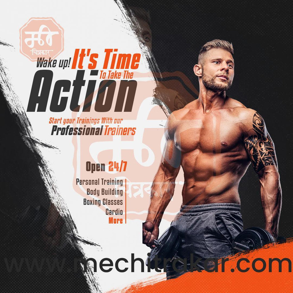 GYM Business Marketing Bundle: 5 Premium English Templates (PSD & JPG)