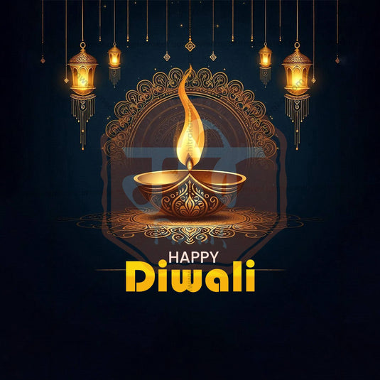 Diwali Social Media Template | English PSD & JPG | Me Chitrakar 1024-9