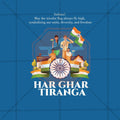 Elegant Har Ghar Tiranga Flyer Design in Marathi, Hindi, and English - High-Quality PSD  by Me Chitrakar