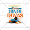 Professional Hindi Day Template Design for Social Media in Marathi, Hindi, and English - PSD  by Me Chitrakar