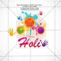 Holi Social Media Template | English PSD | Me Chitrakar 0325-10