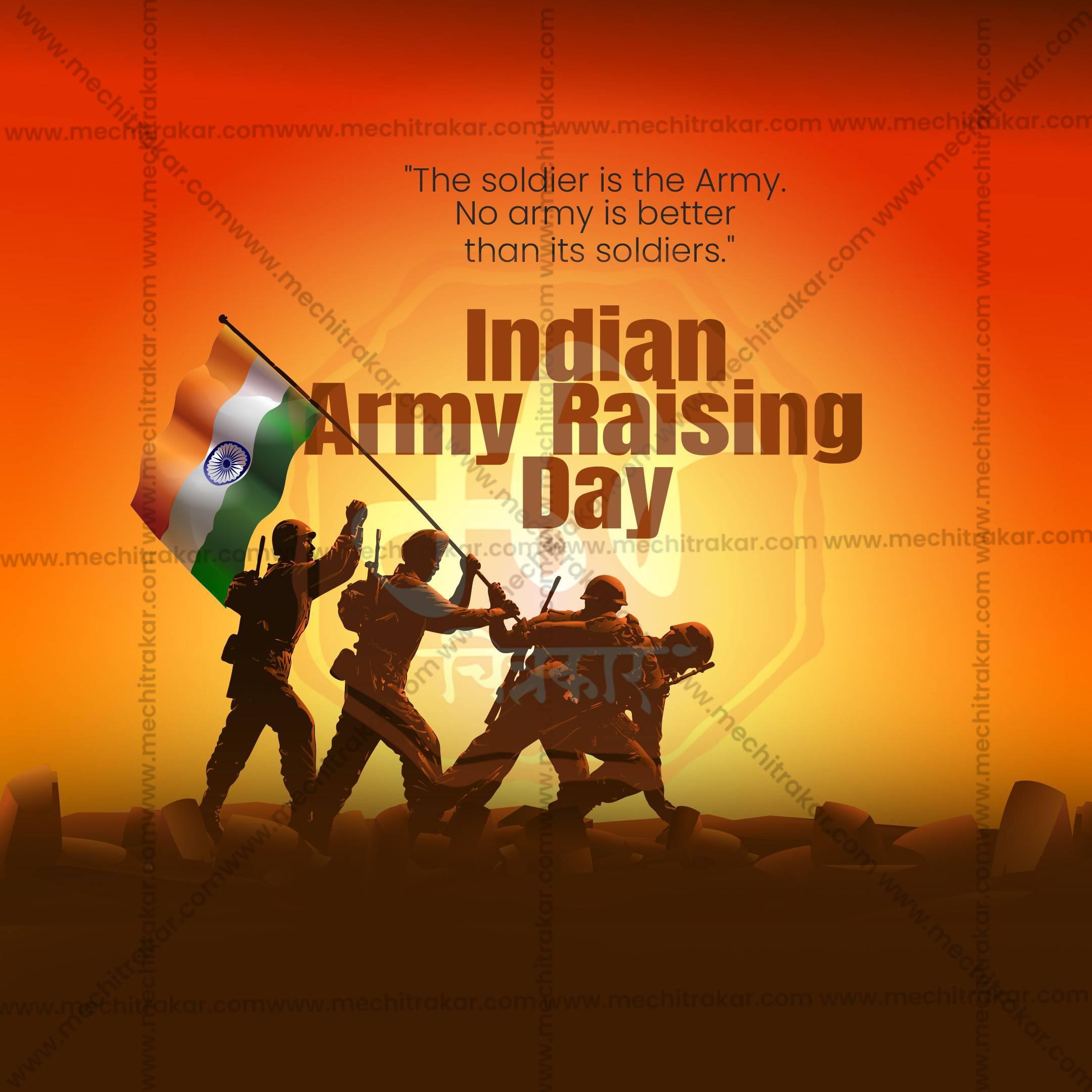 Bhartiya Lashkar Divas Editable PSD Template in HD
