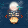 High-Quality Kojagari Purnima Festival Flyer in Marathi, Hindi, and English - Editable PSD by Me Chitrakar