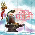 Elegant Naga Panchami Flyer Design in Marathi, Hindi, and English - High-Quality PSD  by Me Chitrakar