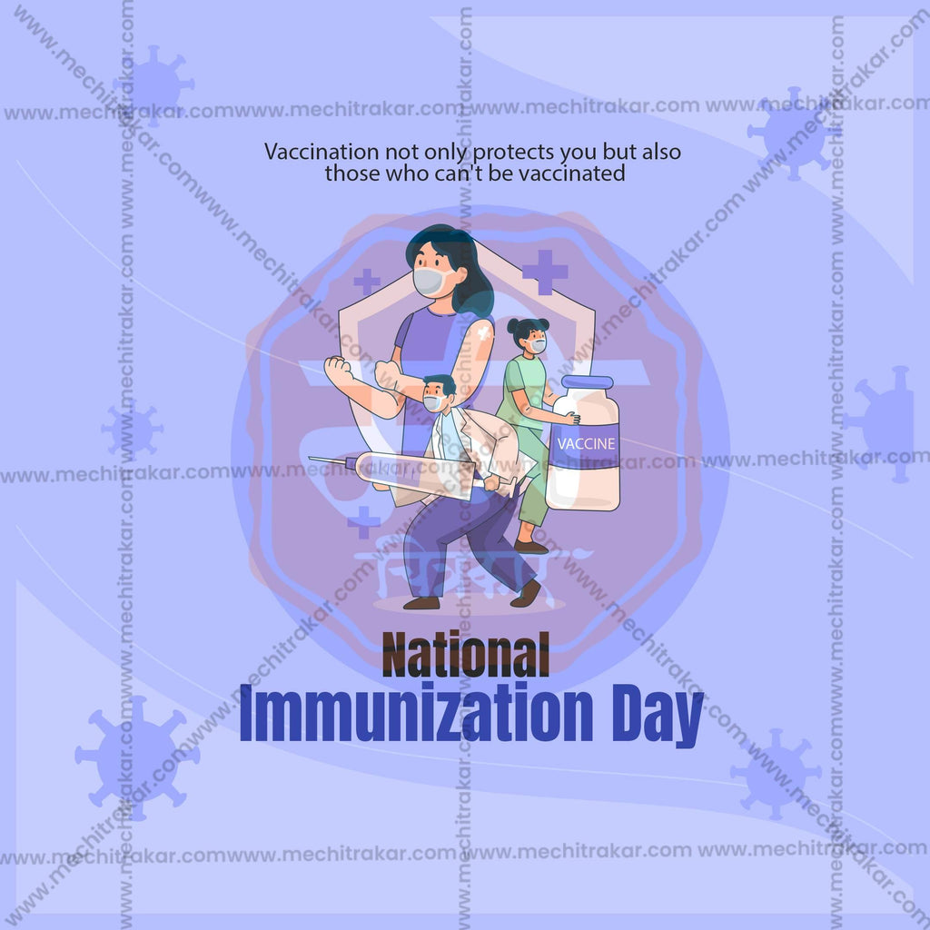 National Immunization Day Social Media Templates | 10 PSD Bundle No.1 (English) | Me Chitrakar-0325