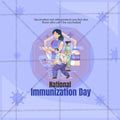 National Immunization Day Social Media Template | English PSD | Me Chitrakar 0325-9