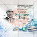 National Science Day Social Media Template | English PSD | Me Chitrakar 0225-8