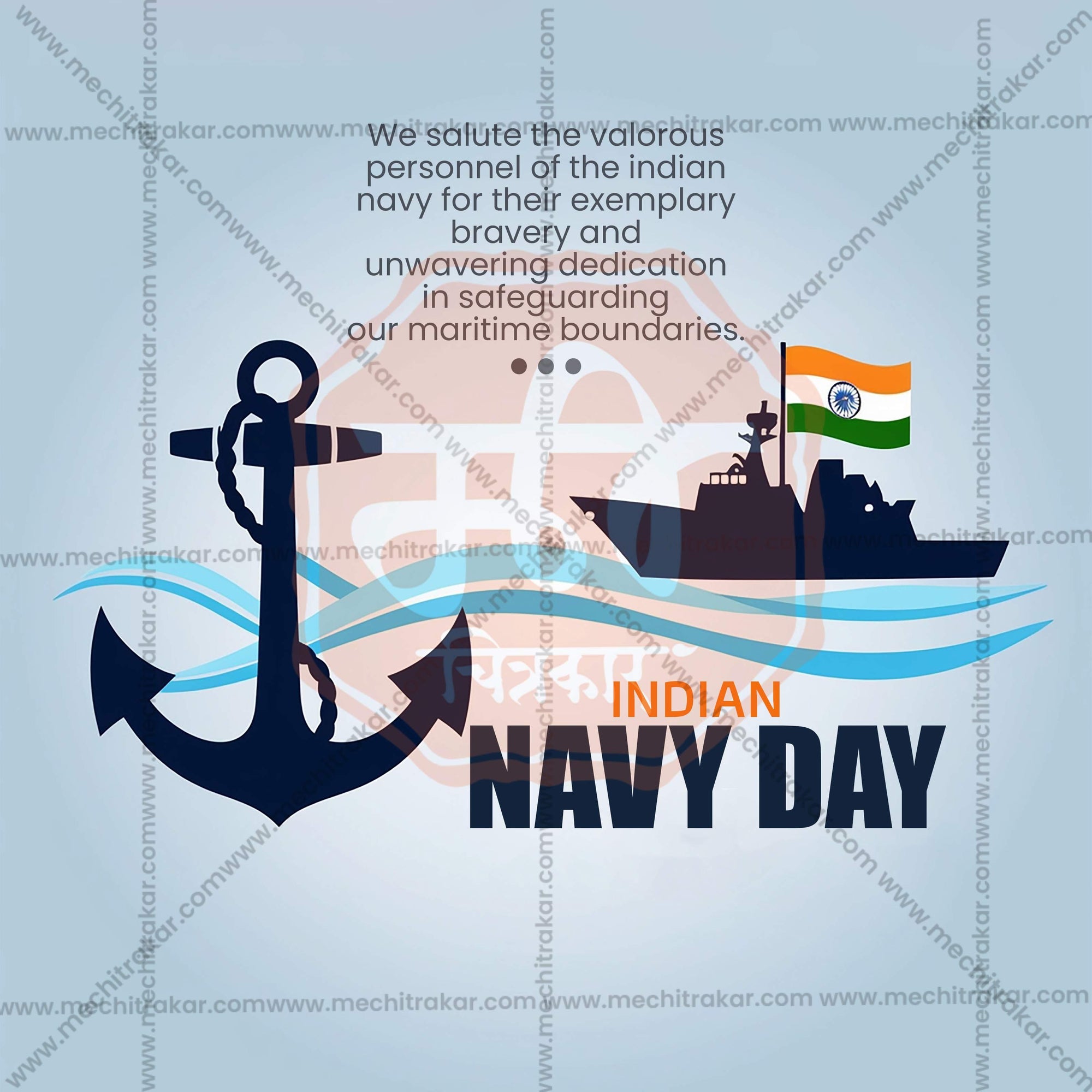 Attractive Navy Day editable Banner in Marathi, Hindi, and English - PSD and JPG by Me Chitrakar