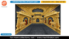 Golden Elephant Lotus Pillar Stone Palace Five Side Decoration Editable PSD File for Designers - Theme Based Design