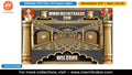 Chhatrapati Shivaji Maharaj Royal Shield Welcome Backdrop PSD Template Set
