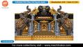 Royal Guardian Elephant Editable PSD Backdrop Template for Pandal Decoration